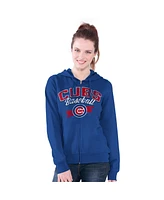G-iii 4Her by Carl Banks Women's Royal Chicago Cubs Wild Cat Full-Zip Hoodie