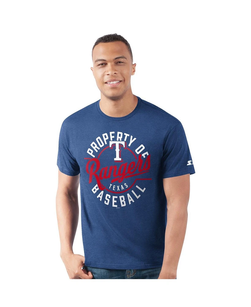 Starter Men's Royal Texas Rangers Prime Time Property of T-Shirt