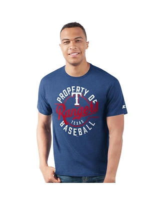 Starter Men's Royal Texas Rangers Prime Time Property of T-Shirt