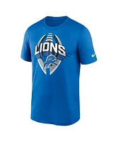 Nike Men's Blue Detroit Lions Big Tall Primetime Legend Icon Performance T-Shirt
