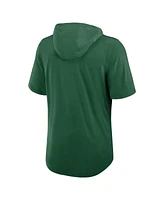 Nike Men's Green New York Jets Lockup Tri-Blend Hoodie T-Shirt