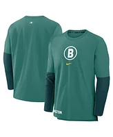 Nike Men's Green Boston Red Sox 2025 City Connect Authentic Collection Player Tri-Blend Performance Long Sleeve T-Shirt