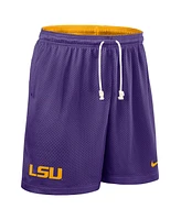 Nike Men's Purple/Gold Lsu Tigers 2025 Sideline Reversible Performance Shorts