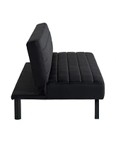 Serta 66.1" Polyester Donetta Convertible Futon