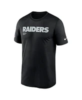 Nike Men's Black Las Vegas Raiders Sideline Legend Performance T-Shirt