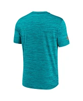 Nike Men's Aqua Miami Dolphins Sideline Velocity Performance T-Shirt