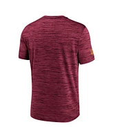 Nike Men's Burgundy Washington Commanders Sideline Velocity Performance T-Shirt