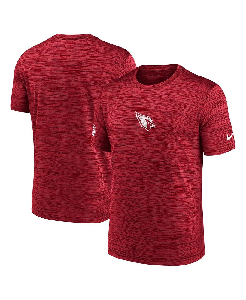Nike Men's Cardinal Arizona Cardinals Sideline Velocity Performance T-Shirt