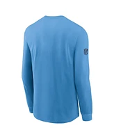 Nike Men's Light Blue Tennessee Titans Sideline Performance Long Sleeve T-Shirt