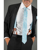 Trafalgar Men's Sobee Paisley Silk Necktie