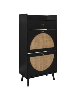 Boyel Living 3 Door Shoe Rack Freestanding Modern Shoe Storage Cabinet for Entryway