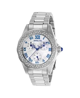 Invicta Women's 28436 Angel Quartz 3 Hand White Dial Watch