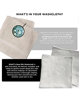 Night Raw Silk Skincare Washcloths - Multi-pack
