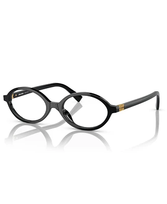 Miu Miu Women's Narrow Eyeglasses, Mu 01XV