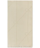 Calvin Klein Diagonal Metallic Logo Scarf