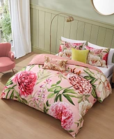 Bebejan Spring Forever Bedding 100% Cotton Sateen 5 Piece King Size Reversible Comforter Set