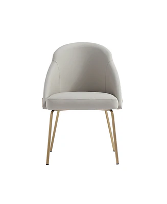 Manhattan Comfort 34.4" Faux Leather Gracie Dining Chair