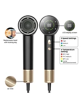 High-Speed Low Noise Hair Dryer with 200 Million Negative Ions & Fast-Drying 110,000 Rpm Brushless Motor