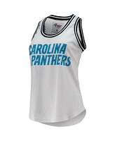 G-iii Sports by Carl Banks Women's White Carolina Panthers Formation Tank Top