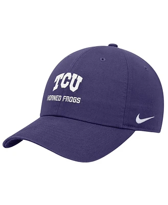 Nike Men's Purple Tcu Horned Frogs 2025 On-Field Club Adjustable Hat