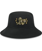 New Era Men's Black Athletics 2024 Armed Forces Day Bucket Hat