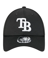 New Era Men's Black Tampa Bay Rays Pivot 9FORTY Adjustable Hat
