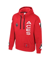 Stadium Essentials Men's and Women's Red Las Vegas Aces City Star Rebel Edition Pullover Hoodie Sweatshirt