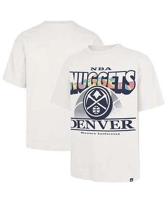 '47 Brand Men's White Denver Nuggets City Edition Shifty Foundation T-Shirt
