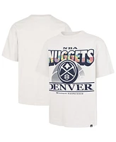 '47 Brand Men's White Denver Nuggets City Edition Shifty Foundation T-Shirt