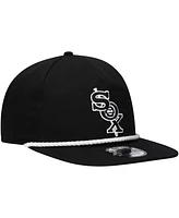 New Era Men's Black Chicago White Sox Golfer Snapback Hat