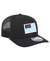 New Era Men's Black Miami Marlins Flag 9SEVENTY Coolera Stretch-Snap Hat