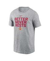 Nike Men's Heather Gray Iowa State Cyclones Local Performance T-Shirt