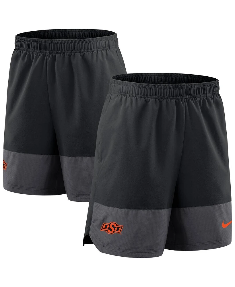 Nike Men's Black Oklahoma State Cowboys 2025 Sideline Performance Shorts
