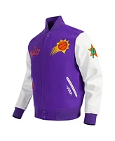 Pro Standard Men's Purple Phoenix Suns 2024/25 City Edition Wool Varsity Full-Zip Jacket