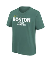 Nike Big Boys and Girls Green Boston Red Sox 2025 City Connect Wordmark T-Shirt