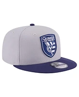 New Era Men's Gray San Jose Earthquakes Color Pack Two-Tone 9FIFTY Snapback Hat
