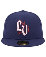 New Era Men's Blue Lehigh Valley IronPigs Authentic Collection 59FIFTY Fitted Hat