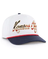 '47 Brand Men's White Kansas City Chiefs Patriotic Overhand Hitch Adjustable Hat