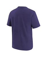 Nike Big Boys and Girls Purple Baltimore Ravens Primary Logo Legend T-Shirt