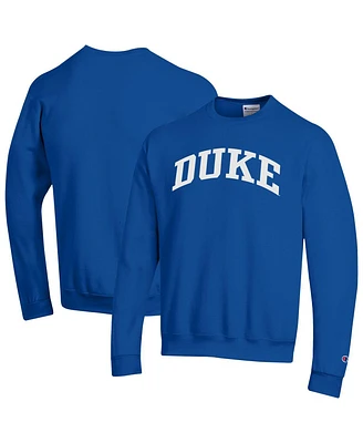 Champion Men's Royal Duke Blue Devils Basic Arch Fleece Pullover Sweatshirt