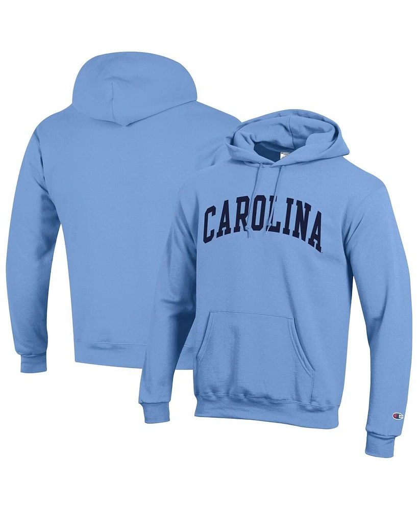 Champion Men's Carolina Blue North Tar Heels Basic Arch Fleece Pullover Hoodie Sweatshirt