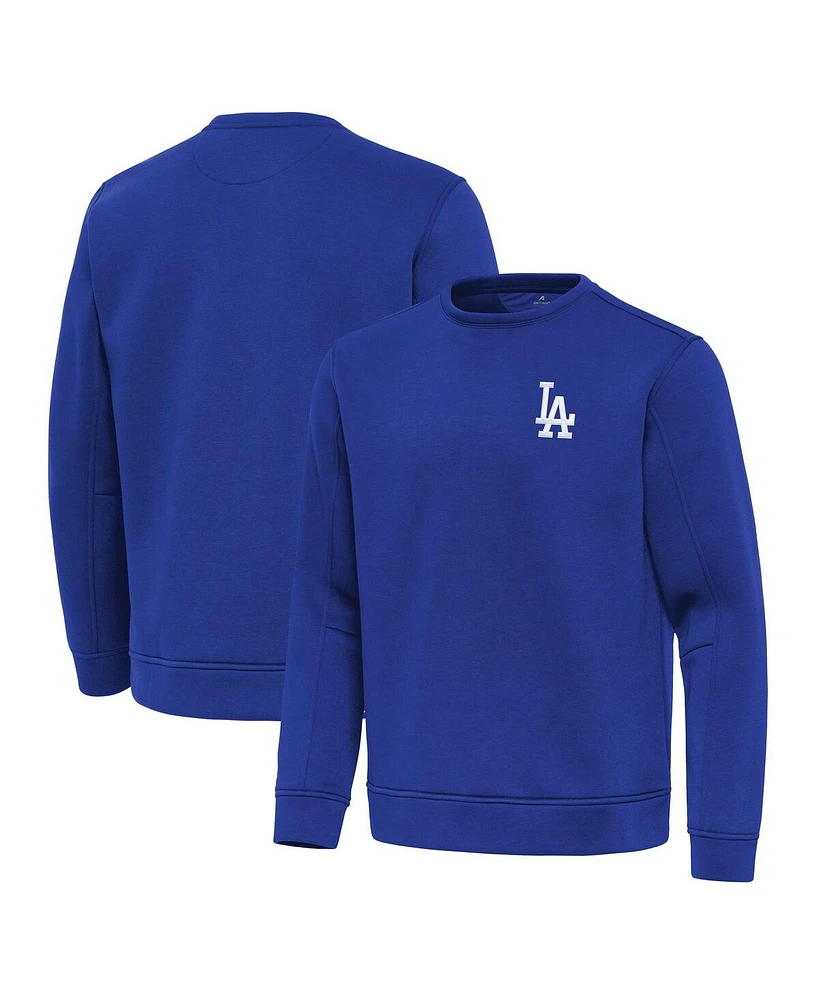 Antigua Men's Royal Los Angeles Dodgers Relevant Lightweight Pullover Sweatshirt