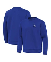 Antigua Men's Royal Los Angeles Dodgers Relevant Lightweight Pullover Sweatshirt