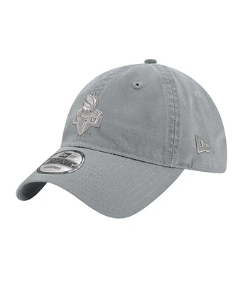 New Era Men's and Women's Gray New York Liberty Core Tonal 9TWENTY Adjustable Hat