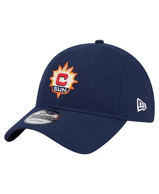 New Era Men's and Women's Navy Connecticut Sun Core Alt Logo 9TWENTY Adjustable Hat