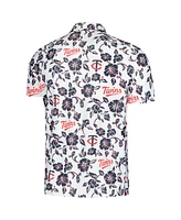 Reyn Spooner Men's White Minnesota Twins Pua Performance Polo Shirt