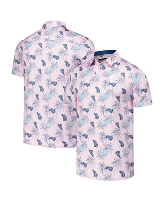 Flomotion Men's Light Pink Wm Phoenix Open Breezy Banks Polo Shirt