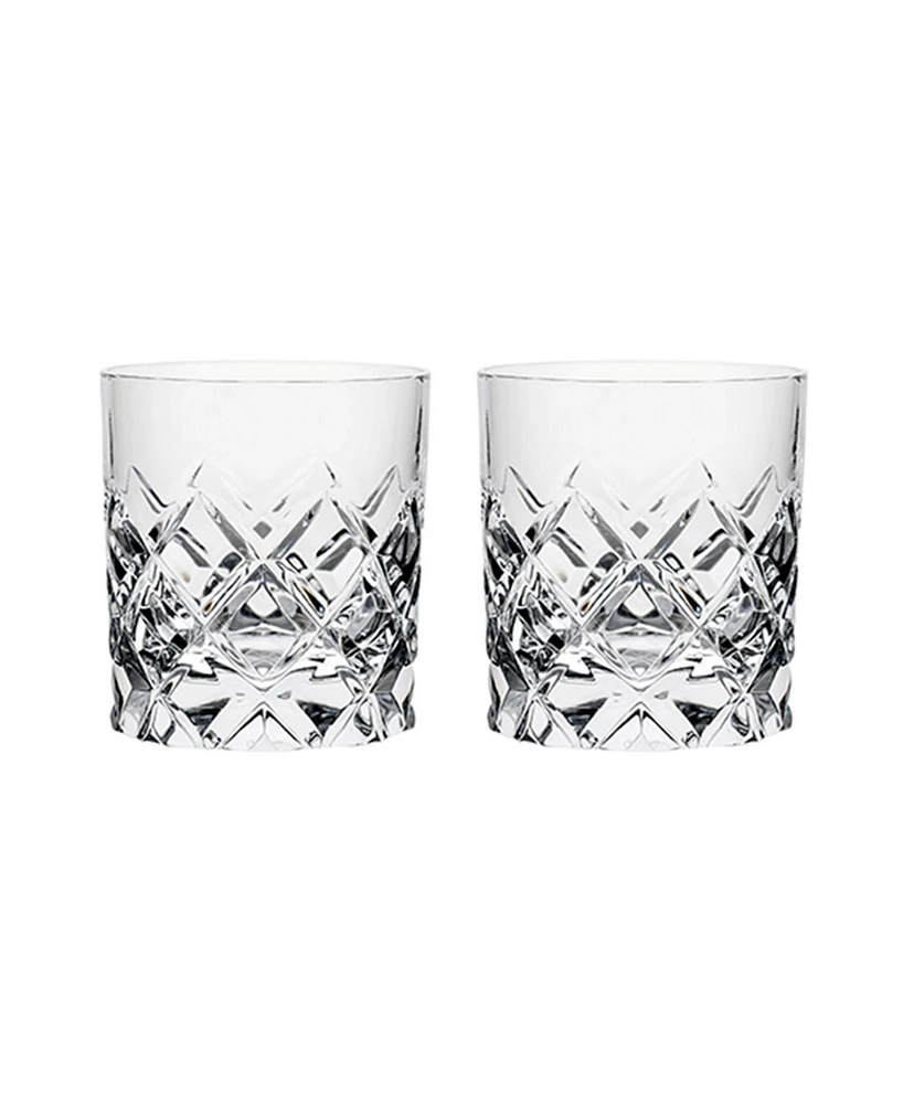 Orrefors Sofiero Double Old-Fashioned Glasses, Set of 2