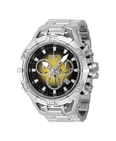 Invicta Men's 47848 Reserve Quartz Chronograph Black, Yellow Dial Watch