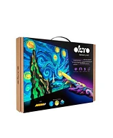 Wise Elk Okto Sensory Art 3d Painting Starry Night 11.8 X 15.7 Canvas Kit